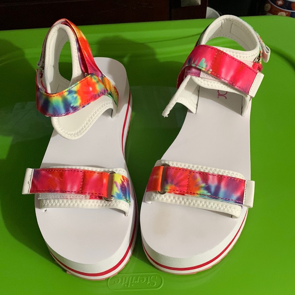SUGAR BRIGHT TIE DIE THICK HILL W/STRAPS NWT